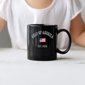 Gulf Of America Est 2025 USA American Flag Mug