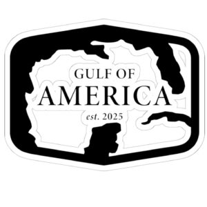 Gulf Of America Kiss-Cut Stickers