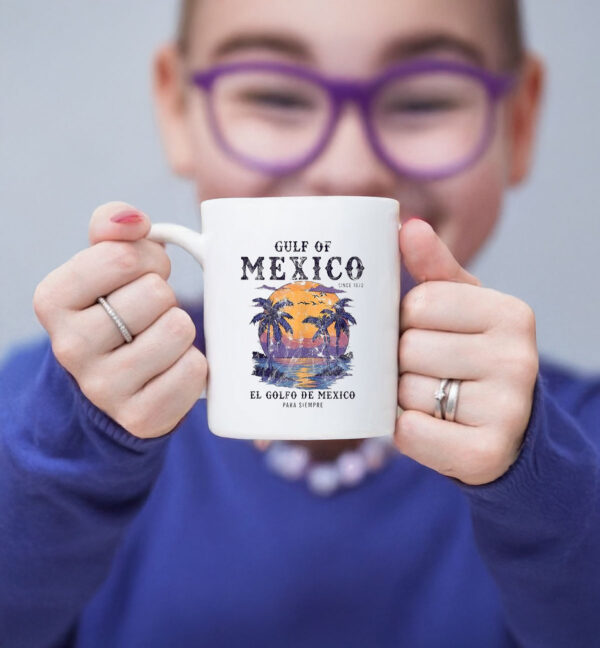 Gulf Of Mexico El Golfo De Mexico Para Siempre Beach Since 1672 Mug