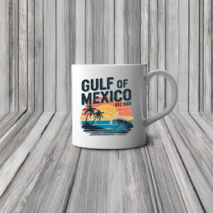 Gulf Retro Coast Gulf of Mexico Mugs