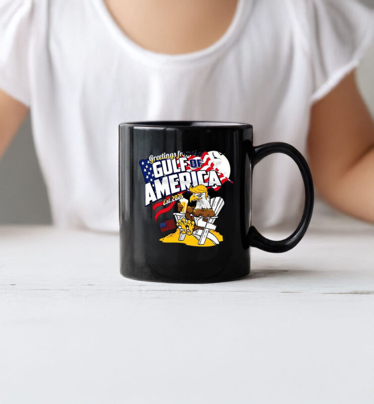 Offical Eagle Greetings From The Gulf Of America 2025 Mug