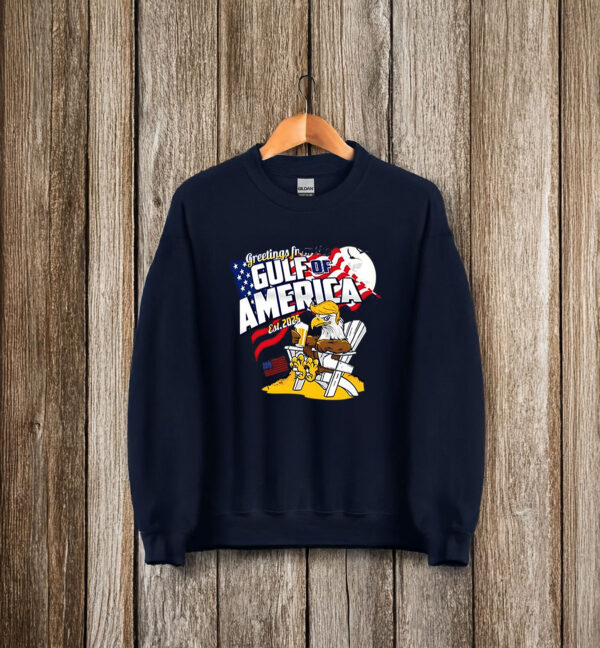 Offical Eagle Greetings From The Gulf Of America 2025 T-Shirt