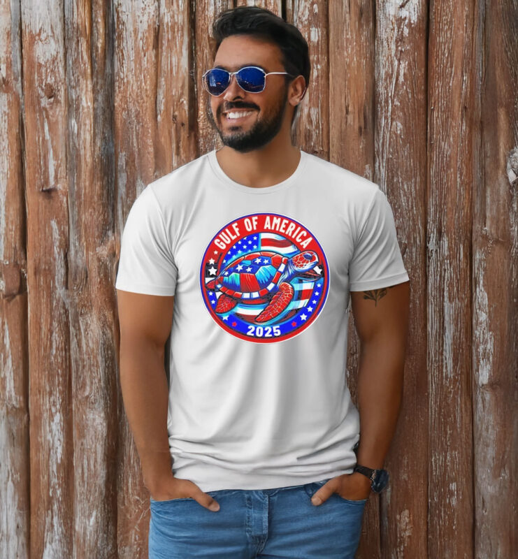 Official Gulf Of America 2025 Souvenir Sea Turtle T-Shirt