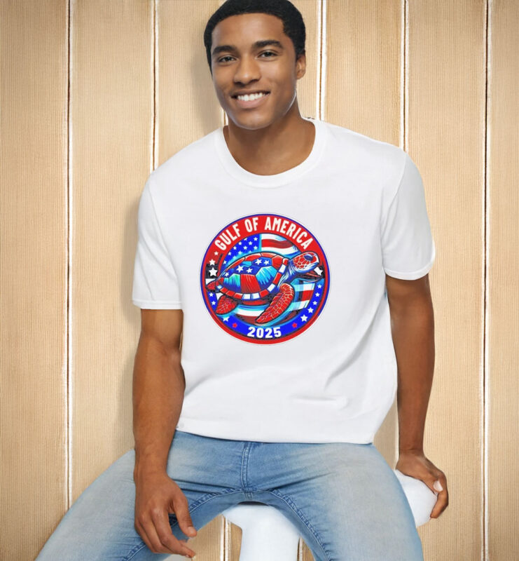 Official Gulf Of America 2025 Souvenir Sea Turtle T-Shirt