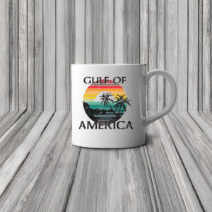 Retro Gulf of America Beach Sunset Mug