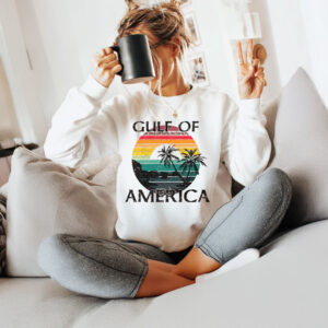 Retro Gulf of America Beach Sunset T-Shirt