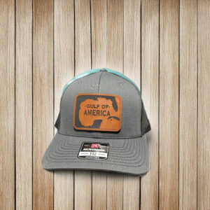 Trump Gulf Of America Hat Leather Patch