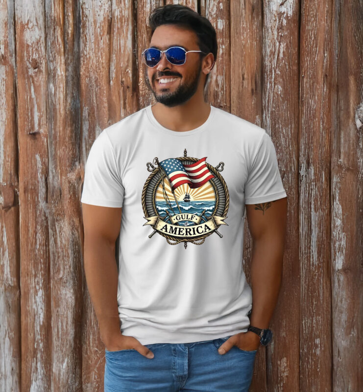 Trump Gulf of America DTF Transfers T-Shirt