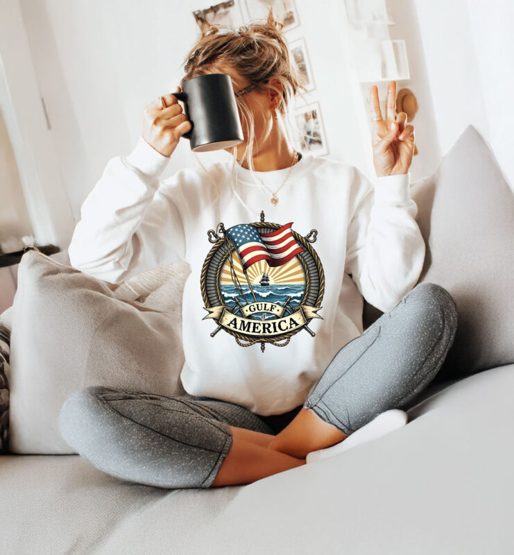 Trump Gulf of America DTF Transfers T-Shirt
