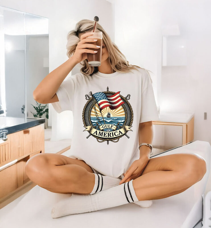 Trump Gulf of America DTF Transfers T-Shirt