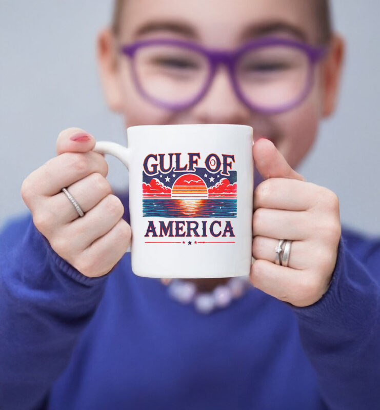 Vintage Gulf of America Sunset Mug