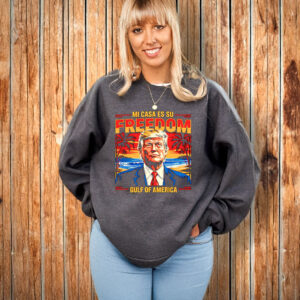 Mi casa es su freedom Gulf of America Trump sunset vintage T-Shirt