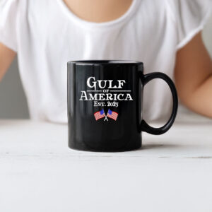 Official Gulf of America est 2025 USA flags Mug