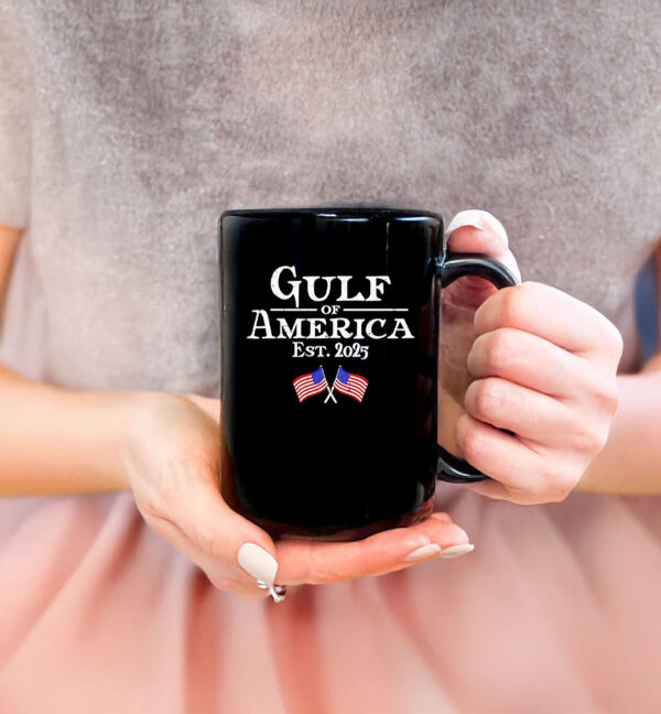 Official Gulf of America est 2025 USA flags Mug