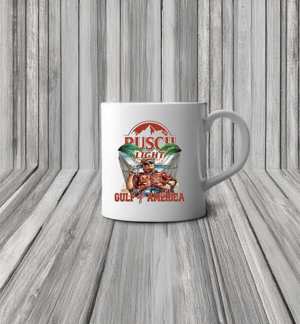 Trump busch light beach gulf of America Mug